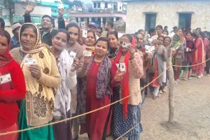 कालाढूंगी में 60 प्रतिशत से अधिक मतदान