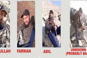 जम्मू-कश्मीर: किश्तवाड़ में पुलिस ने जारी की चार आतंकियों की तस्वीरें, रखा पांच-पांच लाख रुपए का इनाम 
