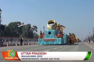कर्तव्य पथ पर महाकुम्भ की भव्यता देख दुनिया आश्चर्यचकित, UP की झांकी ने दर्शाया आध्यात्म, संस्कृति और विकास का समागम