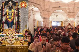 अयोध्या: रामलला की प्राण प्रतिष्ठा की पहली वर्षगांठ आज, दर्शन करने के लिए उमड़े श्रद्धालु