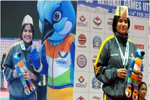 राष्ट्रीय खेल: विजेताओं को दिए मेडल, ट्रायथलॉन ओवरऑल चैंपियन बना महाराष्ट्र