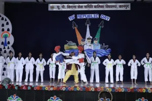 कानपुर के यूपी किराना सेवा समिति बालिका विद्यालय में गणतंत्र दिवस का आयोजन