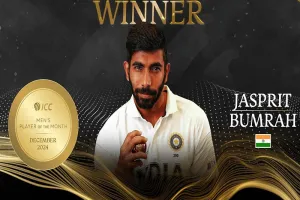 जसप्रीत बुमराह ने जीता ICC प्लेयर ऑफ द मंथ अवॉर्ड, ऑस्ट्रेलिया के खिलाफ टेस्ट सीरीज में झटके थे 32 विकेट