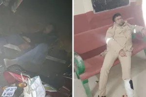 उन्नाव में पुलिस से गोमांस तस्करों की मुठभेड़: एक के पैर में लगी गोली, एक अन्य भी गिरफ्तार, तीसरा साथी फरार, सिपाही घायल