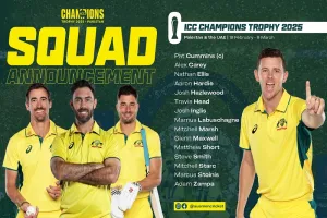 चैंपियंस ट्रॉफी के लिए ऑस्ट्रेलियाई टीम का ऐलान, चोट के बावजूद पैट कमिंस-जोश हेजलवुड को टीम में मिली जगह 