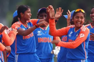 U19 Women's T20 World Cup 2025 : 59 गेंदें, 110 रन....गोंगाडी तृषा ने विस्फोटक शतक जड़ रच दिया इतिहास, भारत ने आयरलैंड को 150 रनों से हराया