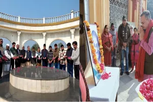 रामपुर : महात्मा गांधी को कांग्रेसियों ने शहादत दिवस पर किया याद, गांधी समाधि पर पहुंचकर अर्पित किए श्रद्धा सुमन 