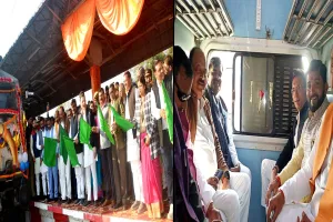 पीलीभीत: पूर्वांचल से जुड़ी तराई...सात साल बाद दौड़ी एक्सप्रेस ट्रेन, जनरल कोच में सफर कर पहुंचे केंद्रीय राज्यमंत्री