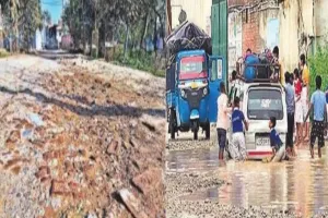 बरेली: जर्जर सड़क ने 30 हजार लोगों की बढ़ाई मुसीबत, निगम ने एक बार भी नहीं कराया निर्माण