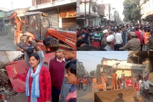 एक्शन में नगर आयुक्त ऋचा सिंह, जेसीबी लेकर पहुंची बनभूलपुरा  