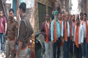 संभल: हरिहर मंदिर में जल अभिषेक के लिए जा रहे शिव सैनिकों को पुलिस ने रोका, तनातनी का माहौल