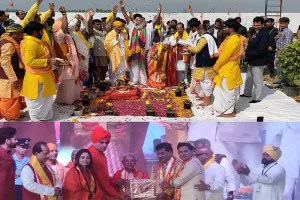 Sambhal : श्री कल्कि धाम पहुंचीं राज्यपाल आनंदी बेन पटेल ने आचार्य प्रमोद कृष्णम के साथ की पूजा-अर्चना, देखिए तस्वीरें