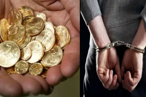 लखीमपुर खीरी: नेपाली ले जा रहा था सोने के सिक्के, एसएसबी ने पकड़ा