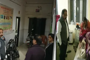 लखीमपुर खीरी: आधी रात को सीएमओ का छापा...सीएचसी फूलबेहड़ में सोते में कर्मचारी