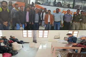 शाहजहांपुर: चार ग्राम प्रधान और एक बीडीसी उपचुनाव के लिए पोलिंग पार्टियां रवाना