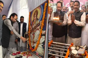 रामपुर: मुख्तार अब्बास नकवी बोले...प्रधानमंत्री के नेतृत्व में विजय पताका फहरा रही भाजपा