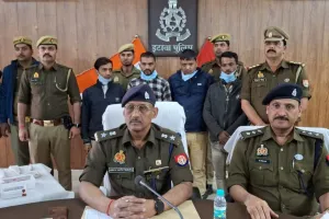 इटावा में चोरी के माल का बंटवारा करने वाले चार शातिर गिरफ्तार: इन वारदातों का हुआ खुलासा