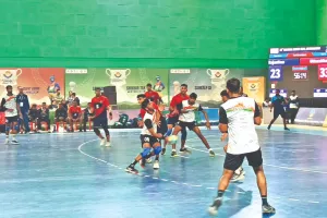 हैंडबाल प्रतियोगिता में उत्तराखंड की पुरुष टीम जीती