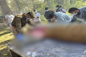 बहराइच: गेरूआ नदी में मिला बाघ का शव, इलाके में सनसनी, विसरा जांच के लिए भेजा गया बरेली