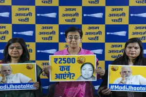 दिल्ली: AAP विधायकों ने मुख्यमंत्री कार्यालय के बाहर किया प्रदर्शन, रेखा सरकार पर लगाया यह आरोप 