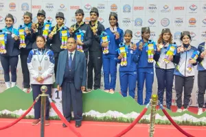 फेंसिंग की महिला व पुरुष टीम स्पर्धा में छाया हरियाणा