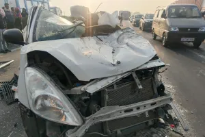 इटावा में श्रद्धालुओं की कार वाहन से टकराई: तीन की मौत, दो घायल...Mahakumbh में स्नान कर राजस्थान लौट रहे थे 