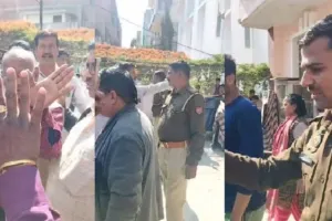 Lucknow News : धर्मांतरण के आरोप में हंगामा व नारेबाजी, घर के अंदर चल रही थी बैठक