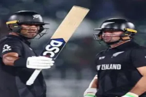 BAN vs NZ: न्यूजीलैंड ने बांग्लादेश को पांच विकेट से हराया, रविंद्र और टॉम लाथम ने खेली शानदार पारी, सेमीफाइनल में पहुंचाया