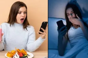 Bareilly: मोबाइल चलाना याद...खाना पीना भूलीं, किशोरियां हो रहीं बीमार