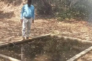 लखीमपुर खीरी: भीषण गर्मी में वाटर होल बुझाएंगे वन्यजीवों की प्यास