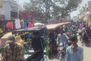 बदायूं: यातायात व्यवस्था धड़ाम, जगह-जगह लग रहा जाम