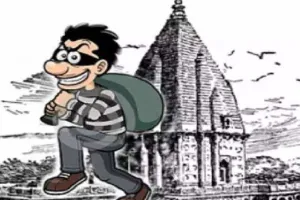 कासगंज: चोरों ने शिव मंदिर को बनाया निशाना, मूर्ति-घंटे और निकाल कर ले गए दानपात्र 