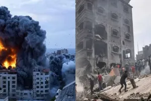 Israel Hamas War : इजरायली हमलों से गाजा पट्टी में कोहराम, तीन दिन में मारे गए 200 से अधिक बच्चे