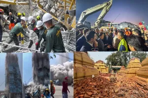 Myanmar Earthquake : भूकंप से तबाह हुआ म्यांमार, अब तक 1000 से अधिक लोगों की मौत..2376 अन्य घायल