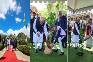 PM Modi Mauritius visit : एक पेड़ मां के नाम…मॉरीशस में पीएम मोदी ने लगाया पौधा, सर शिवसागर रामगुलाम बोटैनिकल गार्डन का किया दौरा 