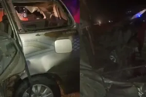 बहराइचः खड़ी ट्रक में जा घुसी कार, एक बराती की मौत, छह अन्य घायल