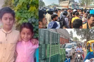 बहराइच: दो नाबालिग चचेरे भाई हुए लापता, नाराज परिवारजनों ने मार्ग जाम कर किया का प्रदर्शन