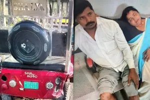 बहराइच: कार की टक्कर से पलटा ई रिक्शा, आठ घायल, तीन की हालत गंभीर