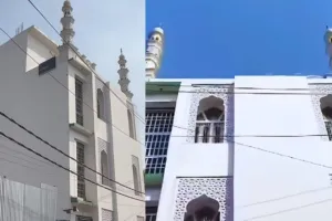 गोरखपुर: प्रशासन के अल्टीमेटम के बाद जागी मस्जिद कमेटी, छेनी-हथौड़े लेकर खुद गिराने लगे अवैध मस्जिद