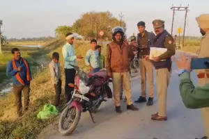 हरदोई: तेज रफ्तार कार की टक्कर से बाइक सवार अधेड़ की मौत