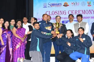 All India Kick Boxing Championship : किक बॉक्सिंग इंटर यूनिवर्सिटी प्रतियोगिता में चैम्पियन बना विश्वविद्यालय