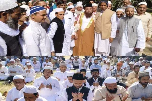 Eid al-Fitr 2025 : संभल ईदगाह में नमाज अदा कर दी मुबारकबाद, नमाजियों पर बरसाए गए फूल...सुरक्षा के कड़े इंतजाम 