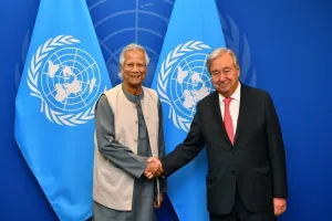 UN के प्रमुख एंटोनियो गुटेरेस और मोहम्मद यूनुस के बीच घरेलू मुद्दों और रोहिंग्या स्थिति पर हुई चर्चा 