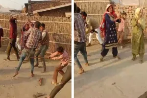 Bahraich News : बच्चों के विवाद में बड़े भिड़े, जमकर चली लाठियां