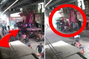 Bareilly: वीडियो वायरल... राम बरात के दौरान कुतुबखाना मस्जिद पर ढका तिरपाल खुरफातियों ने फाड़ा 