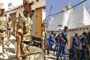 संभल में जुमा अलविदा पर कड़े सुरक्षा प्रबंध, अधिकारियों ने निकाला पैदल मार्च...ड्रोन से भी निगरानी कराई गई