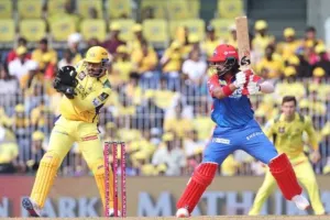 CSK VS DC: सीएसके को मिला 184 रन बनाने का टारगेट, दो रन बना कर आउट हुए  रचिन रवींद्र