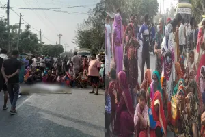 लखीमपुर खीरी: युवक का शव सड़क पर रखकर लगाया जाम...पुलिस ने खदेड़ा तो हो गया हंगामा