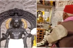 अयोध्या: सांसद अवधेश प्रसाद ने परिवार संग किए रामलला के दर्शन, कहा- राम हमारे रोम-रोम में हैं 