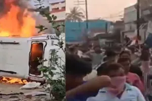 वक्फ कानून के खिलाफ पश्चिम बंगाल के कई हिस्सों में हिंसक प्रदर्शन, 10 पुलिसकर्मी घायल